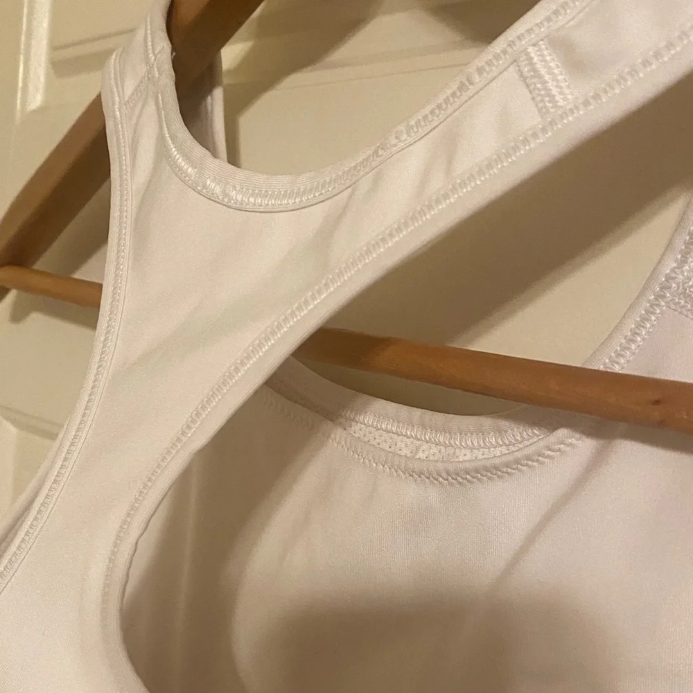 Nike Dri-Fit White Padded Sports Bra *Pads not included